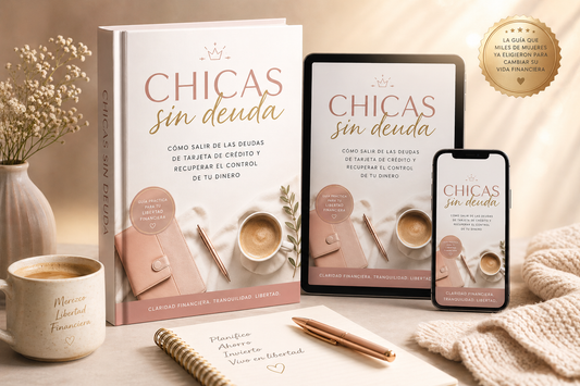 Chicas sin deuda (Cómo salir de las deudas de tarjeta de crédito) + 4 bonus de regalo